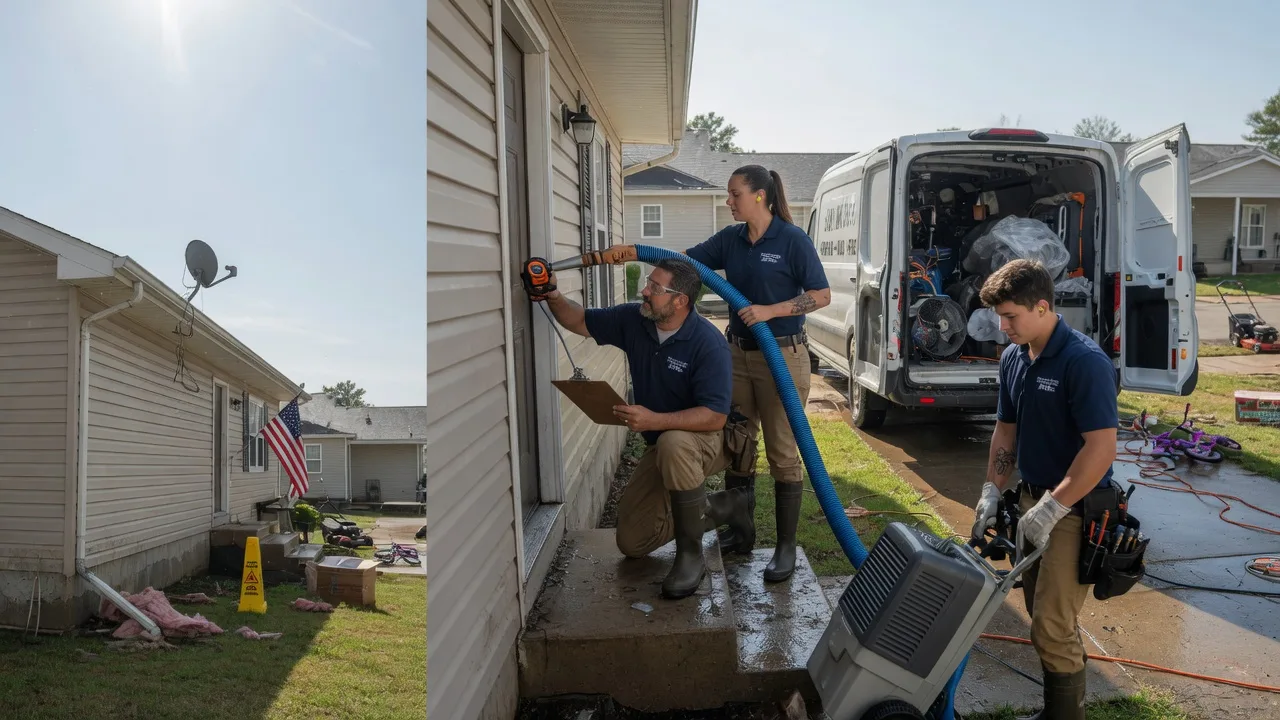 Ceiling Water Damage Restoration in Collinsville, AL near me